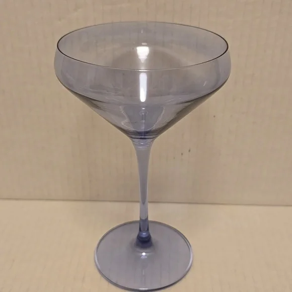 NWT Blue Tuscana Martini Glass Set - Picture 8 of 16